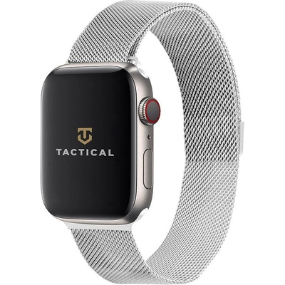 Tactical Метална магнитна верижка Tactical Loop Apple Watch 1/2/3/4/5/6/7/8/SE 42/44/45mm Сребриста (8596311069345)