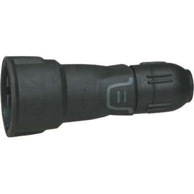 Legrand Куплунг LEGRAND Helium, 2P+E, 16A, с щуцер, IP44, черен (M011088)