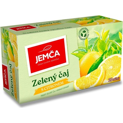 Jemča zelený čaj s citronem 20 x 1,5 g
