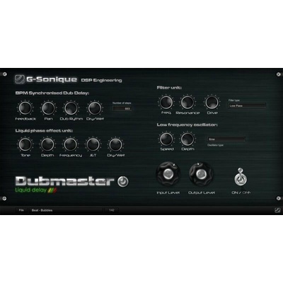G-Sonique Dubmaster Liquid delay