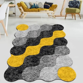 Chilai Home Kилим Chilai Home 286CHL4494, 133x190 см, Кадифени нишки, Полиестер, Сив (286CHL4494)