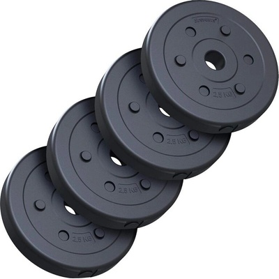 SCSports sada závaží plast, cementová směs 10 kg 30/31 mm