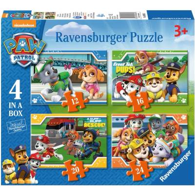 Ravensburger - Puzzle 4in1 Paw Patrol - 1 - 39 piese