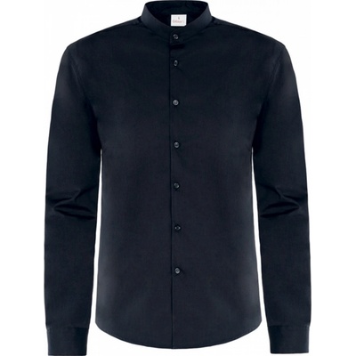 Giblor´s Novak košeľa dlhý rukáv slim fit čierna