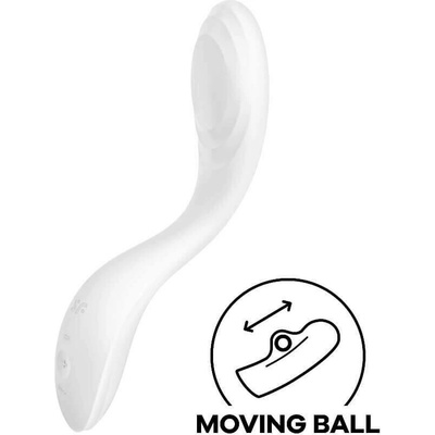 Satisfyer rrrolling pleasure white na bod G s rotující kuličkou