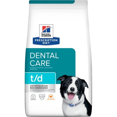 Hill's Prescription Diet T/D Starostlivosť o zuby granule pre psov 2 x 10 kg