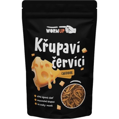 WormUP sušení červíci Cheddar 20 g