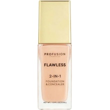 Profusion make-up + korektor 2v1 Flawless Rose Ivory 30 ml