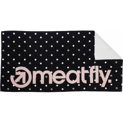 Meatfly Wave Towel - Black Dots/Powder Pink 70x140cm