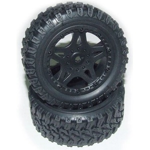  YEL16032 Truck tires complete (Stadium Racer) Гуми 12мм. хекс за 1/12 Стадиум Рейсър 2бр (YEL16032)