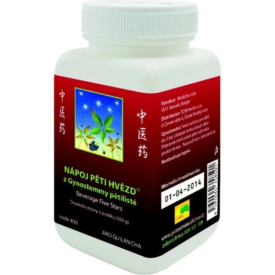 NÁPOJ PIATICH HVIEZD JIAO GU LAN CHA TCM Herbs 100 g