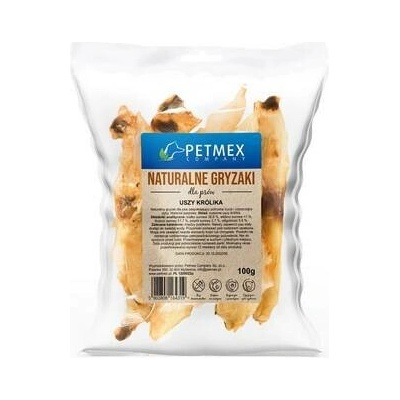 PETMEX Králičí uši přírodní žvýkačka pro psy 100 g