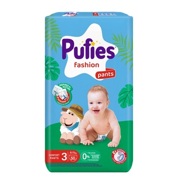 Puffys Pufies fashion гащички 3 6/11 кг 50бр (87654345678)
