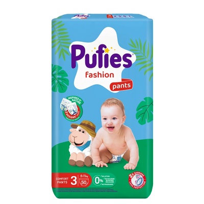 Puffys Pufies fashion гащички 3 6/11 кг 50бр (87654345678)