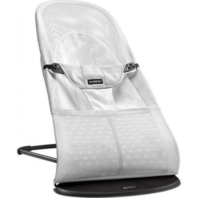 BabyBjörn Balance Soft Mesh white stříbrná