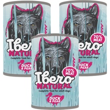 Ibero Complete Low Grain Duck & Pear 3 x 400 g