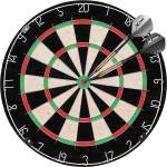 XQMAX Darts Dartboard StarterSet Bristle с 2 комплекта стрели, маркер и табло за точки