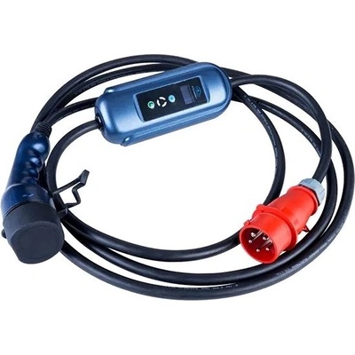 Akyga nabíjecí kabel CEE 5-pin Typ 2 LCD displej 11kW 16A 5m – Zbozi.Blesk.cz