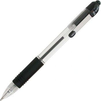 Zebra Zebra Химикалка Z-Grip, прозрачна, 1.0 mm, черна (1005120804)