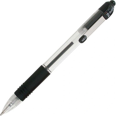 Zebra Zebra Химикалка Z-Grip, прозрачна, 1.0 mm, черна (1005120804)