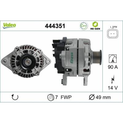 Alternátor VALEO 444351