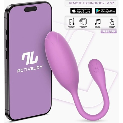 InToYou App Series Logan Vibrating Egg with App Purple