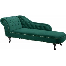 Interior Chesterfield smaragdově zelená samet POL39429