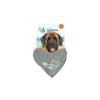 CoolPets chladící šátek Beige L 85x40cm 1 ks