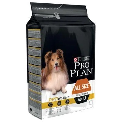 PRO PLAN OptiWeight All Size Adult Light/Sterilised 2x14 kg