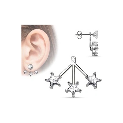 Piercingate hvězdičky NAU00935 čirá