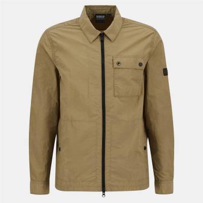 Barbour International Риза с дълъг ръкав Barbour International Men's Inline Cotton Long Sleeve Overshirt - Trench