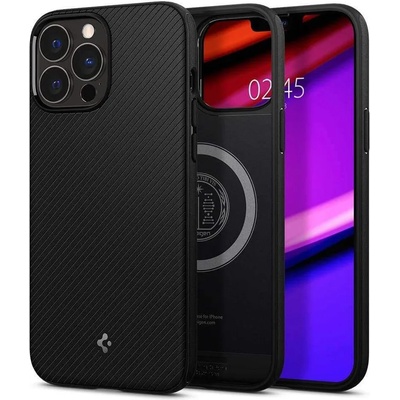 Spigen Core Armor Mag - силиконов (TPU) калъф с висока степен на защита с MagSafe за iPhone 13 Pro (черен)