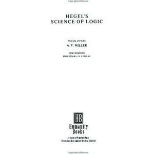 Hegel's Science of Logic | AV Miller (ISBN: 9781573922807)