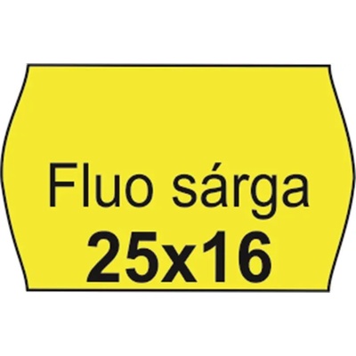 Ценообразуваща лента, 25x16 FLUO лимон 5998377100247 (5998377100247)