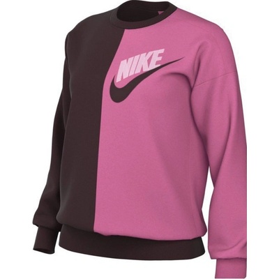 Nike NSW FT FLC OOS Crew DNC W ružová DV0328-652