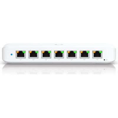 Ubiquiti Switch L2 UniFi USW-Ultra, 8-Port Gigabit, 7x PoE+-out, 1x PoE++ in, PoE budget 42W, bez AC adaptéru