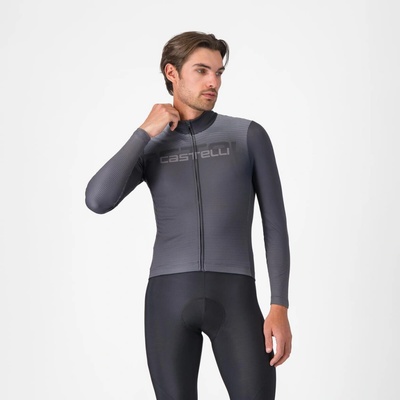 Castelli APICE THERMAL JERSEY dark gray/smoky gray-silver gray 2025/2026