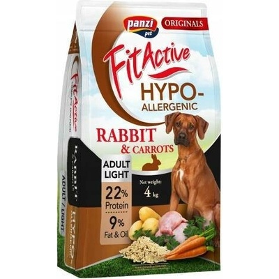 Fit Active hypoalergenní pro dospělé psy s králíkem 4 kg