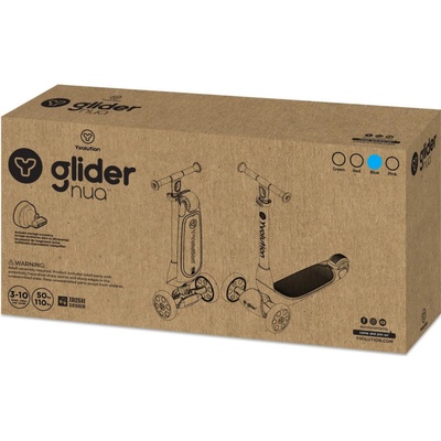 Yvolution Scooter Glider NUA modrá