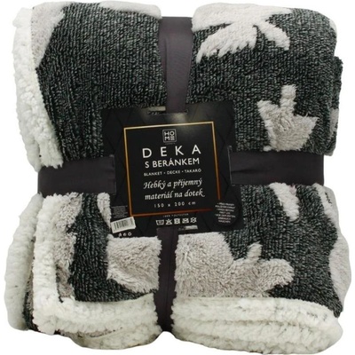 Home Elements Beránková deka s jacquard vzorem 420 GSM 150x200