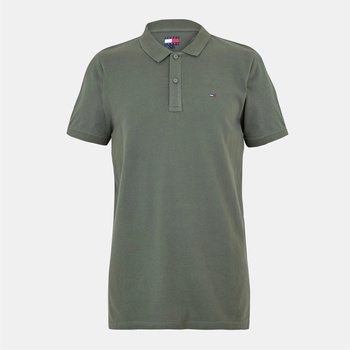 Tommy Jeans Блуза с яка Tommy Jeans Men's Slim Short-Sleeve Polo Shirt - Pewter Green