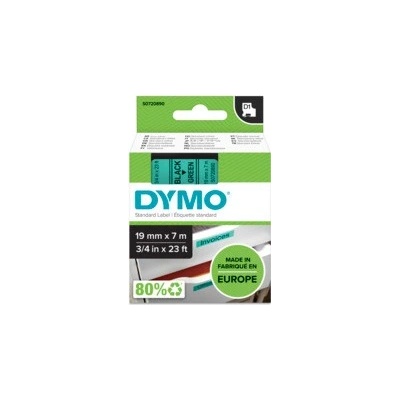 DYMO páska D1 19mm x 7m, čierna na zelenej S0720890