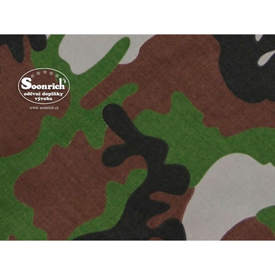 Soonrich látka na patchwork maskáč vojenský ptw263 – Zbozi.Blesk.cz