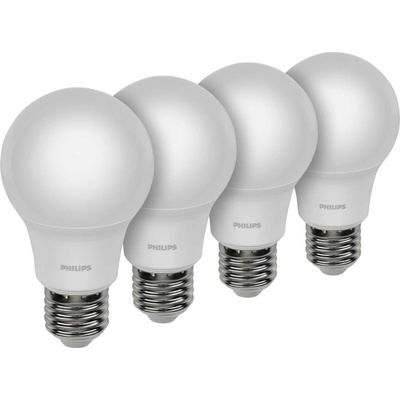 Philips E27 LED žiarovka A60 8W 2.700K matná 4ks