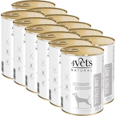 4Vets NATURAL Veterinary Exclusive LOW STRESS 12 x 400 г