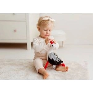 BALI BAZOO Rattle stork sensory Dumel (BB82015)