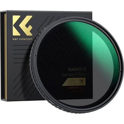 K& F Concept 72 мм ND филтър Nano X PRO ND2 - ND32