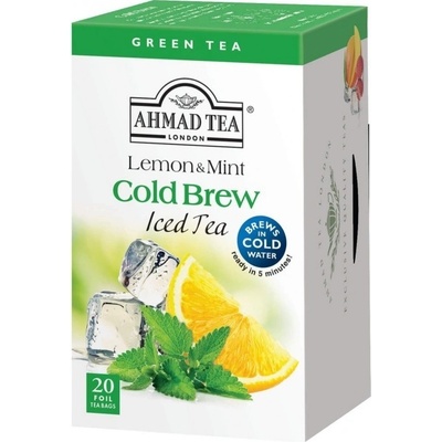 Ahmad Tea Cold Brew Iced Tea Lemon & Mint 20 x 2 g
