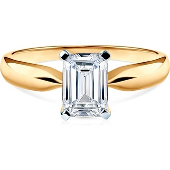 SAVICKI Годежен пръстен Savicki: двуцветно злато, цирконий