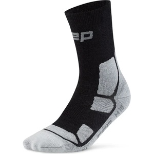 CEP Мъжки туристически чорапи CEP Hiking Mid Cushion Sock Mid Cut Walking socks - Black / Grey - размер III (207-1134-0111)
